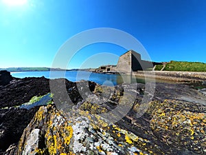 Walls and bastions of Charles Fort. Kinsale. Ireland.