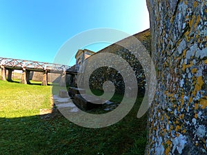 Walls and bastions of Charles Fort. Kinsale. Ireland.