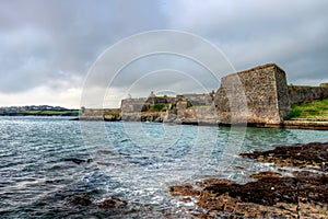 Walls and bastions of Charles Fort.Kinsale-Ireland