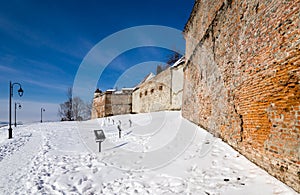 Walls of Brasov Citadel, Transylvania, Romania