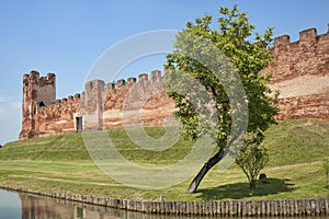 The walls of Castelfranco Veneto (Treviso)