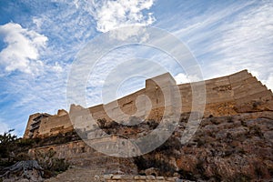 Walls of the castle of Alhama de Murcia, Region of Murcia photo