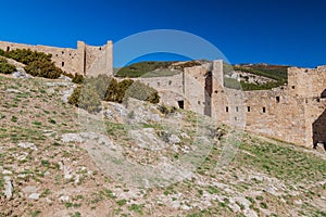 Walls of Castle Loarre in Aragon province, Spa photo