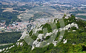Walls of Castle of Sintra, Moorish Castle