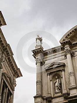 Walls of Church and Scuola Grande in Venice photo