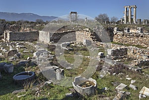 Roman and early byzantne remains in Aphrodisias, Geyre, Caria, Turkey photo