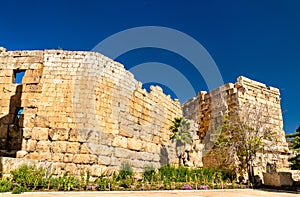 Walls of Heliopolis at Baalbek, Lebanon