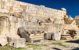 Walls of Heliopolis at Baalbek, Lebanon