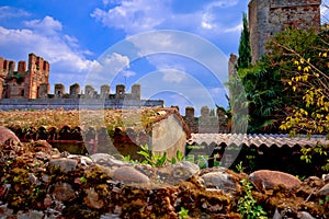 Walls and historic landmarks of Lazise