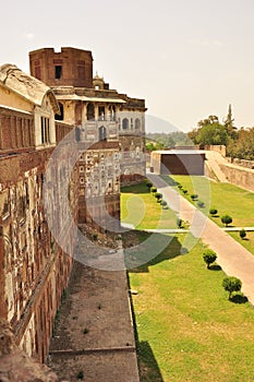 Walls of the Lahore fort, Pakistan