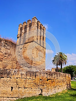Walls of Macarana in Seville, Spain