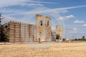 Walls of Madrigal de las Altas Torres, Avila province, photo