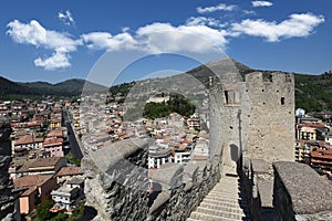 The architecture of the old town of Itri in the Lazio region, Italy. photo