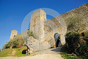 The walls of Monteriggioni