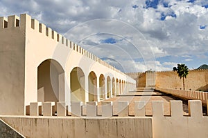 Walls of the old medina in Meknes