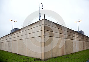 Walls of prison
