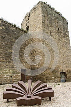 Walls of Santo Domingo de la Calzada, La Rioja. Spain. photo