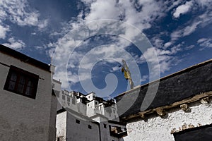 Walls of Thiksay monastery photo