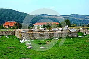 Walls in Ulpia Traiana Augusta Dacica Sarmizegetusa