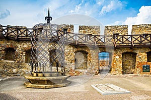 Walls and Well of Nitra Castle