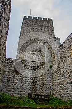 The walls of the Zil castle of city Trabzon