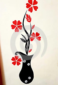 A homemaker made Diy wallsticker