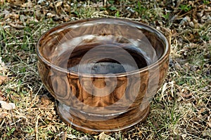 Walnut Bowl on Grassey Knoll