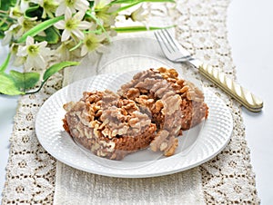 Walnut Halva is a delicious snack food