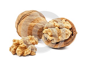 Walnut isolated on white background