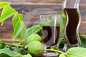 Walnut liqueur