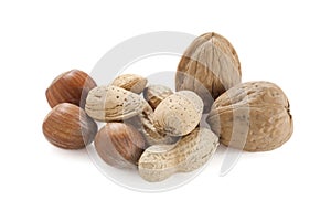 Walnut and peanuts