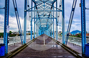 Walnut Street Bridge in Downtown Chattanooga Tennessee TN