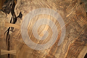 Walnut wood grain with dovetail photo