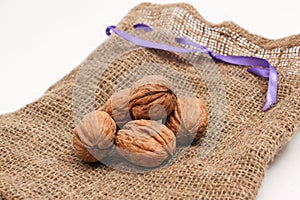 Walnuts in a bag