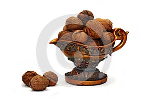 Walnuts in the bowl