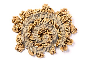 Walnuts kernel isolated