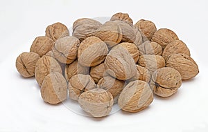 Walnuts in shell grouped