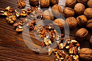 Walnuts with shell