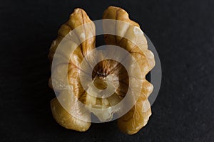 Walnuts - Walnuts in black background