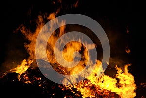 Walpurgis Night bonfire