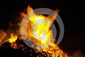 Walpurgis Night bonfire