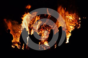 Walpurgis Night bonfire