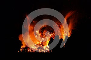 Walpurgis Night bonfire