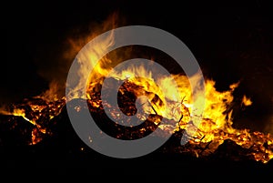 Walpurgis Night bonfire