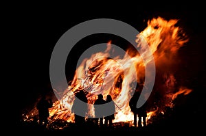 Walpurgis Night bonfire