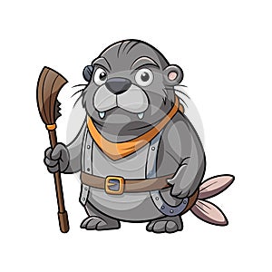 Walrus in a Fun Debate Scene