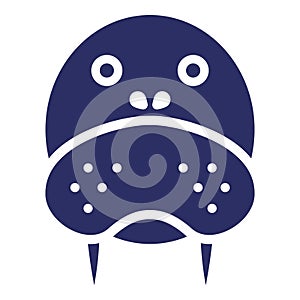 Walrus  Isolated Vector Icon which can be easily modified or edited as you want photo