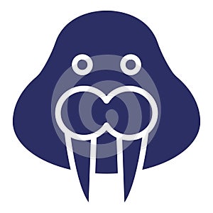 Walrus  Isolated Vector Icon which can be easily modified or edited as you want photo