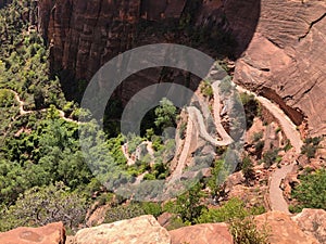 Walters wiggles hike going to Angels Landing photo