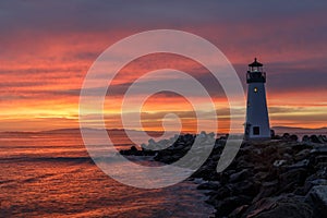 Walton Lighthouse at Dawn photo